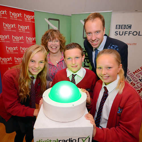 Minister switches on more of Suffolk to DAB