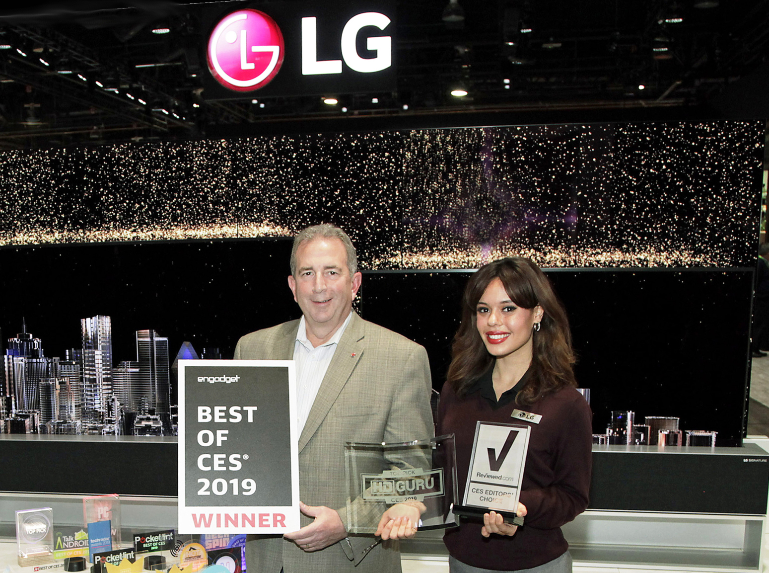 LG receives more than 140 CES awards
