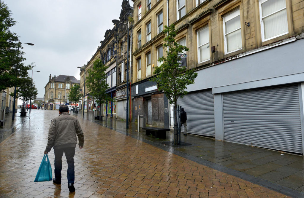 High Street Empty Image www.thetelegraphandargus.co .uk