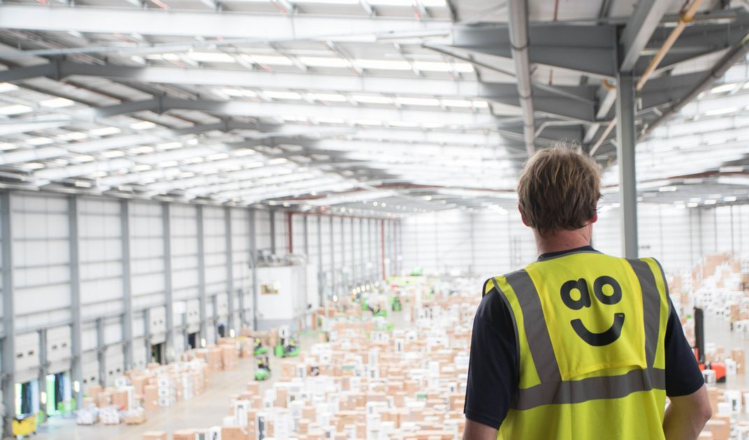 AO opens huge new warehouse in the North West