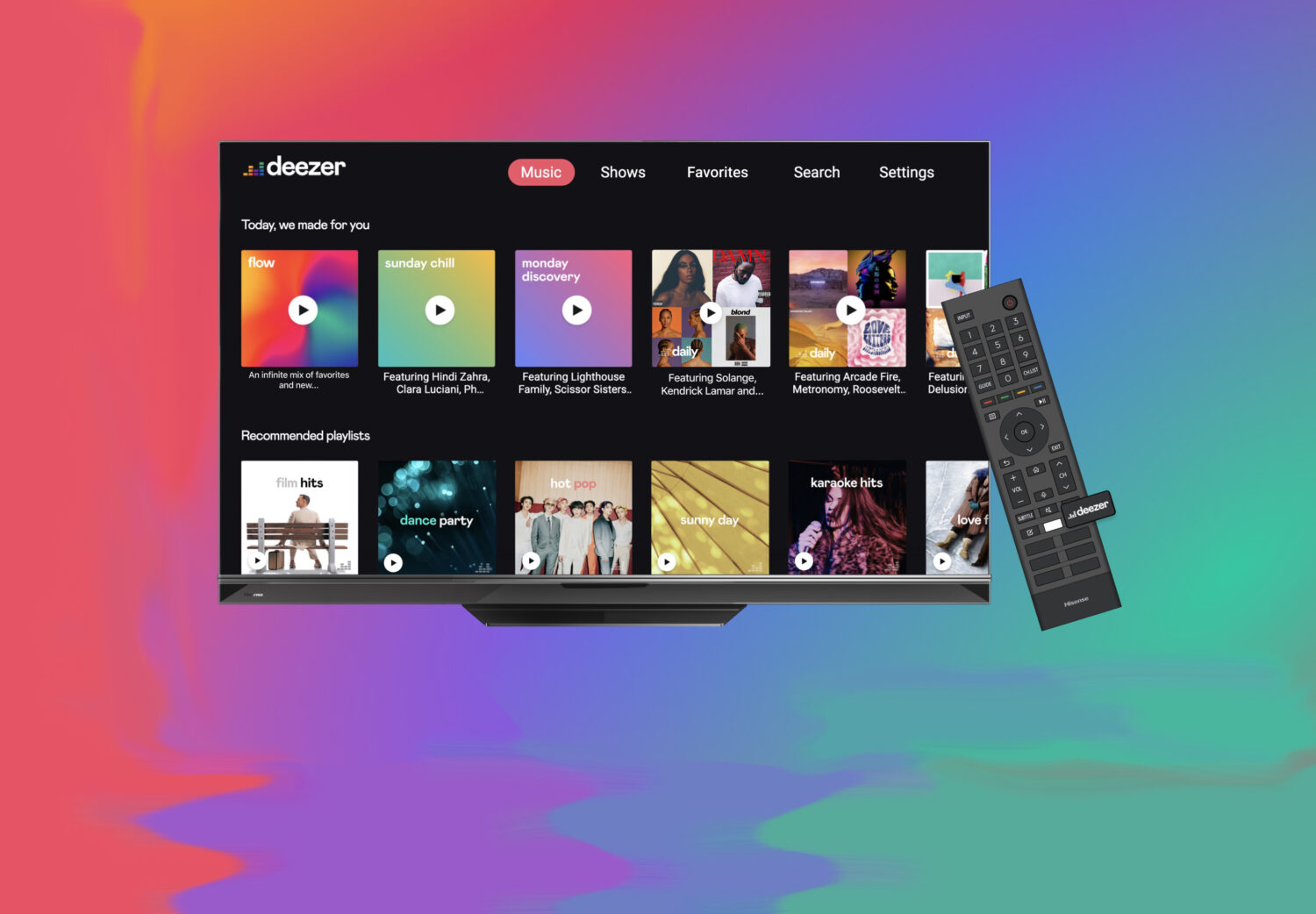 Deezer partners with VIDAA to bring music to smart TVs worldwide
