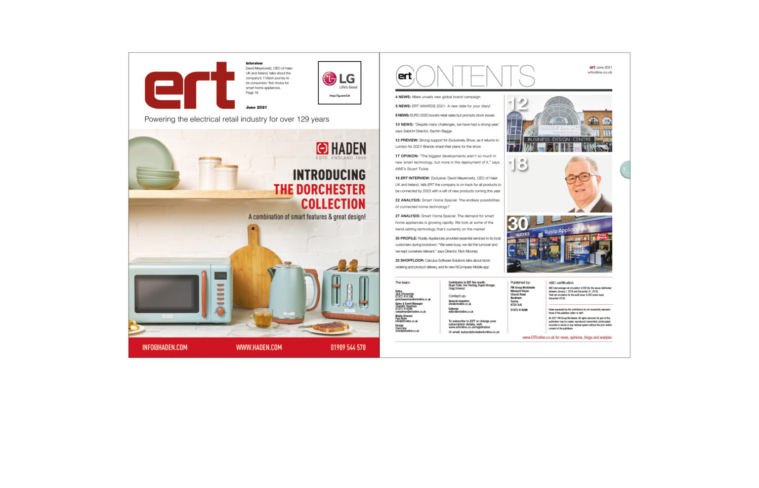 In the latest issue of ERT…