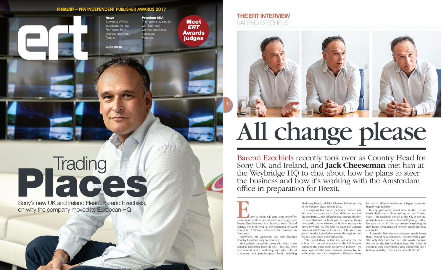 In this month’s issue of ERT…