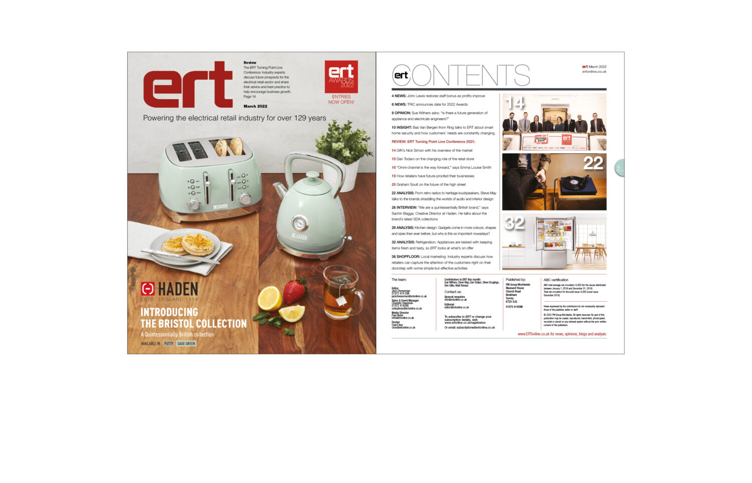 Here’s the latest issue of ERT…