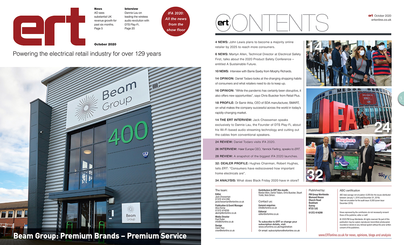 The October issue of ERT is out now!