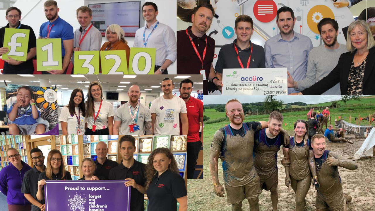 Exertis raises over £12,000 for local charities