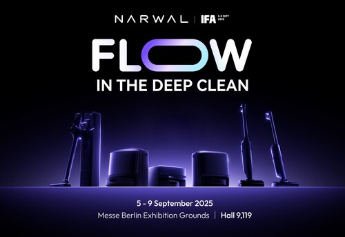 Narwal to reveal ‘Flow’ deep-cleaning innovation at IFA 2025