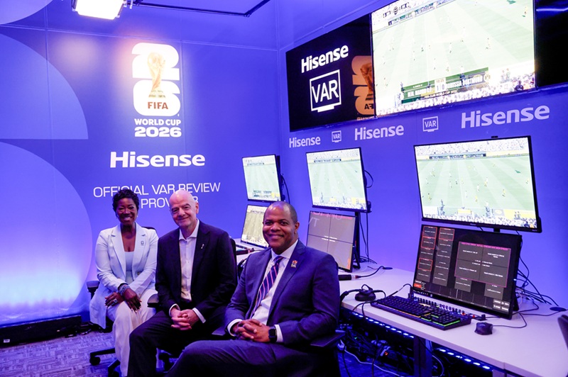 Hisense RGB MiniLED installed at Fifa World Cup 2026 International Broadcast Centre