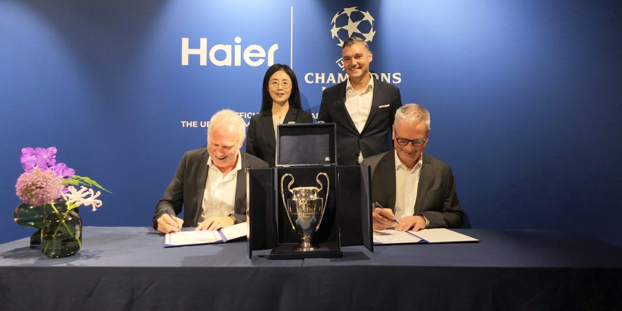 Haier announces global partnership with UEFA Champions League