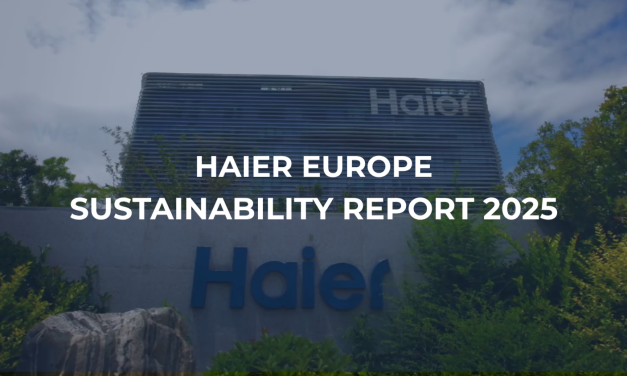 Haier Europe’s Sustainability Report 2025 sets out progress in renewable electricity and appliance efficiency