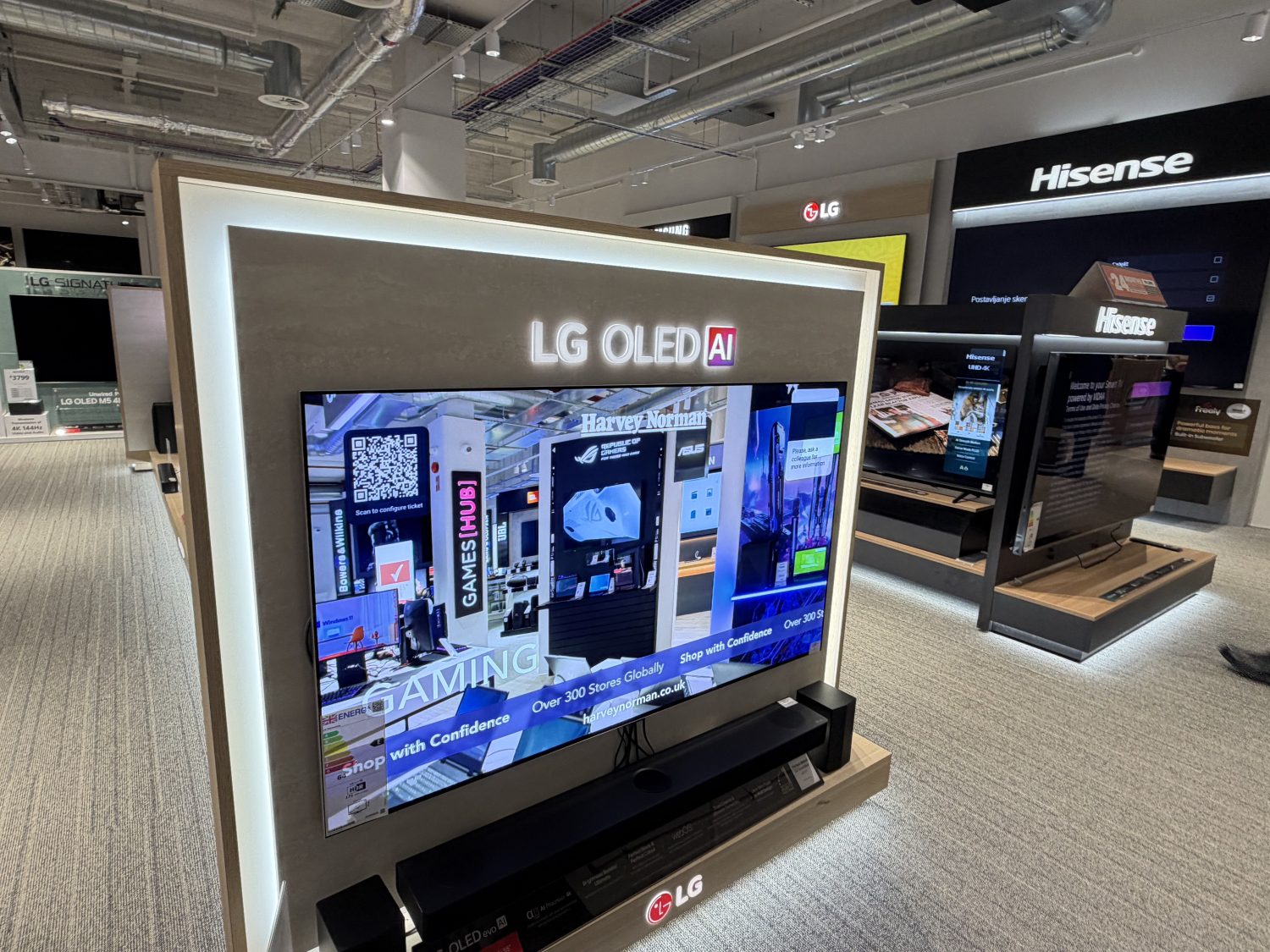 Harvey Norman Sutton Coldfield OCo LG OLED TV