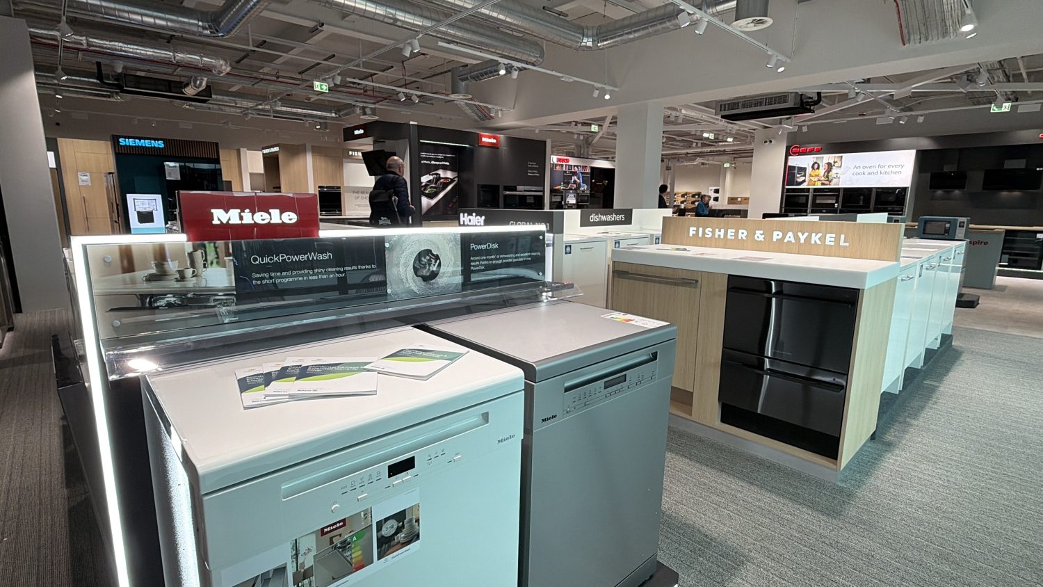 Harvey Norman Sutton Coldfield OCo general pic of domestic appliances department