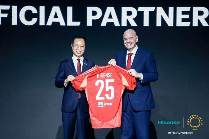 Hisense named first Official Partner of new FIFA Club World Cup 2025