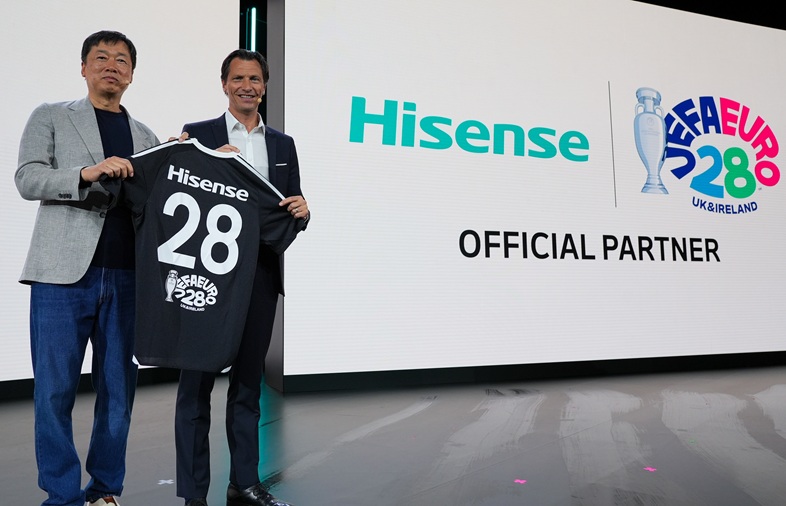 Hisense extends long-term UEFA partnership as Official Partner of UEFA EURO 2028