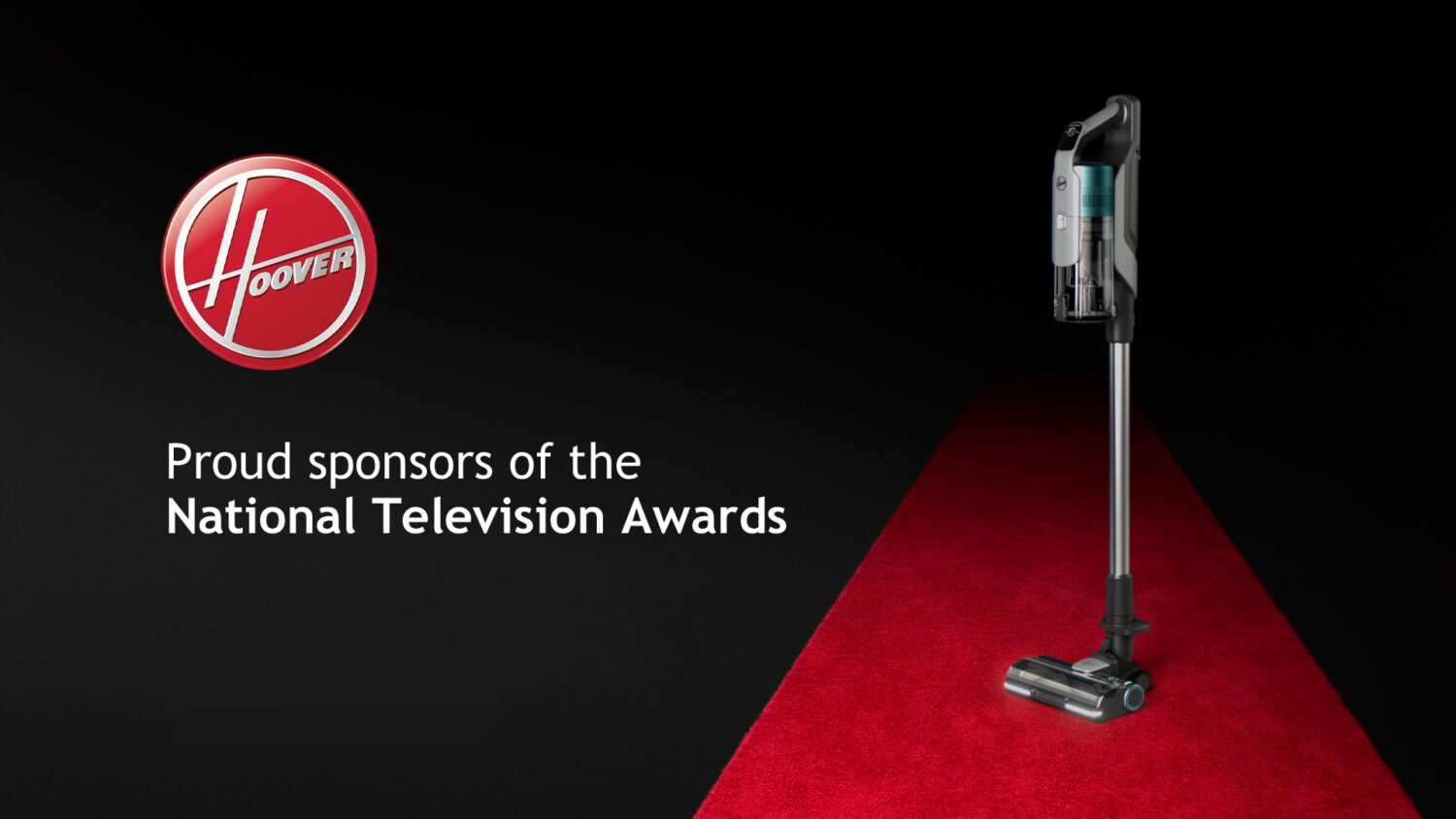 Hoover sponsors the National Television Awards, promoting its new HF9 Cordless vac