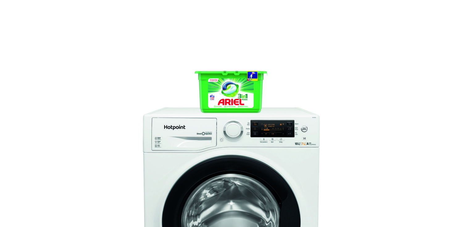 Hotpoint launches laundry promotion with Ariel