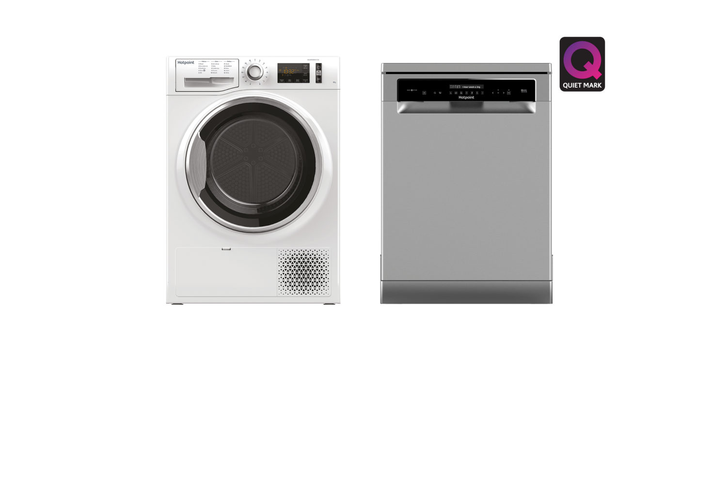 Hotpoint appliances accredited by Quiet Mark