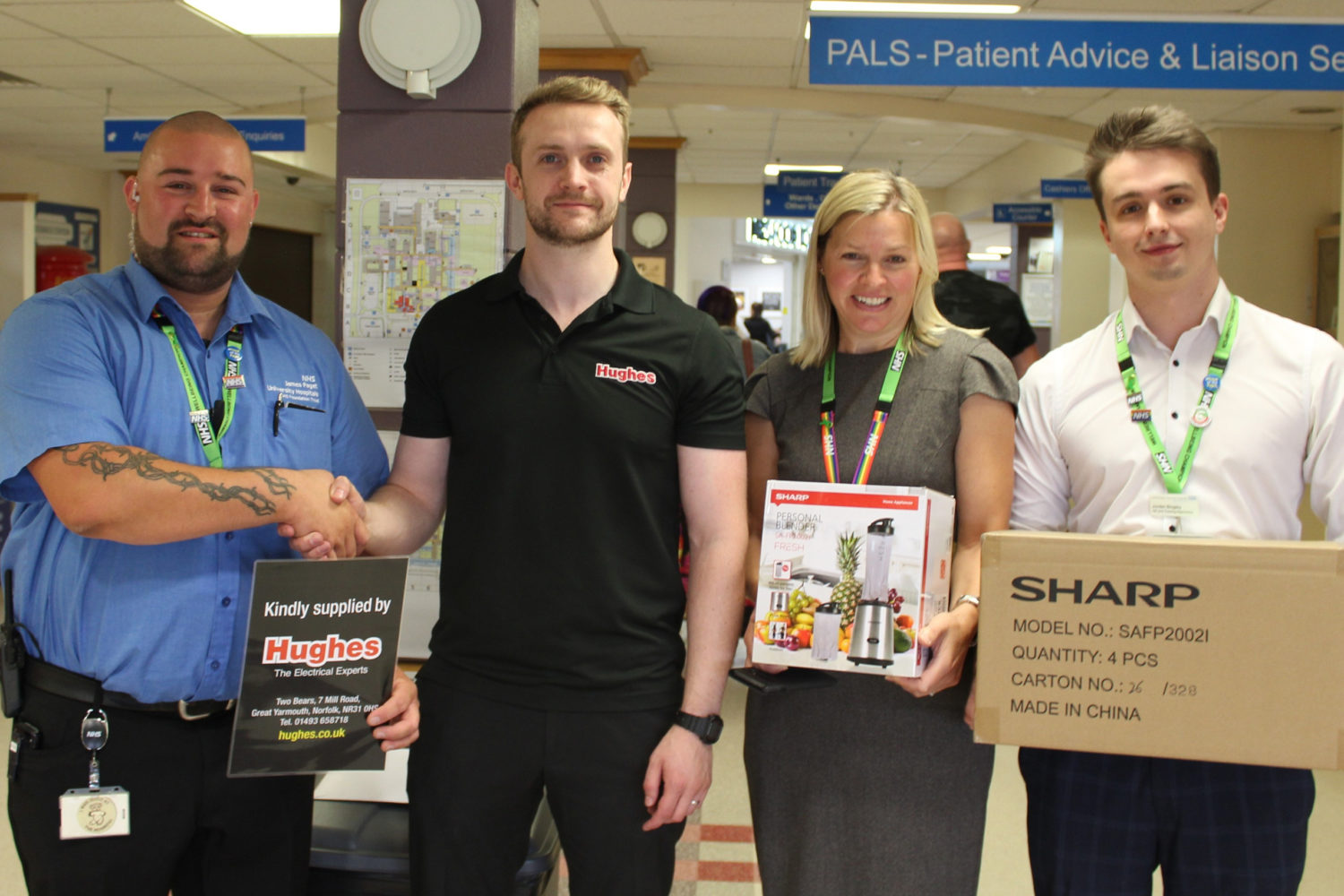 Hughes supports local hospital’s wellbeing campaign