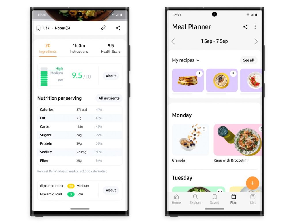 IFA Samsung Food App