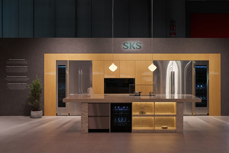 LG Electronics showcases an expanded built-in portfolio with SKS and LG built-in lineups at Eurocucina 2026