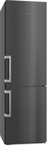 Miele KFN 4795 DD Freestanding Fridge Freezer in BlackSteel Cut Out