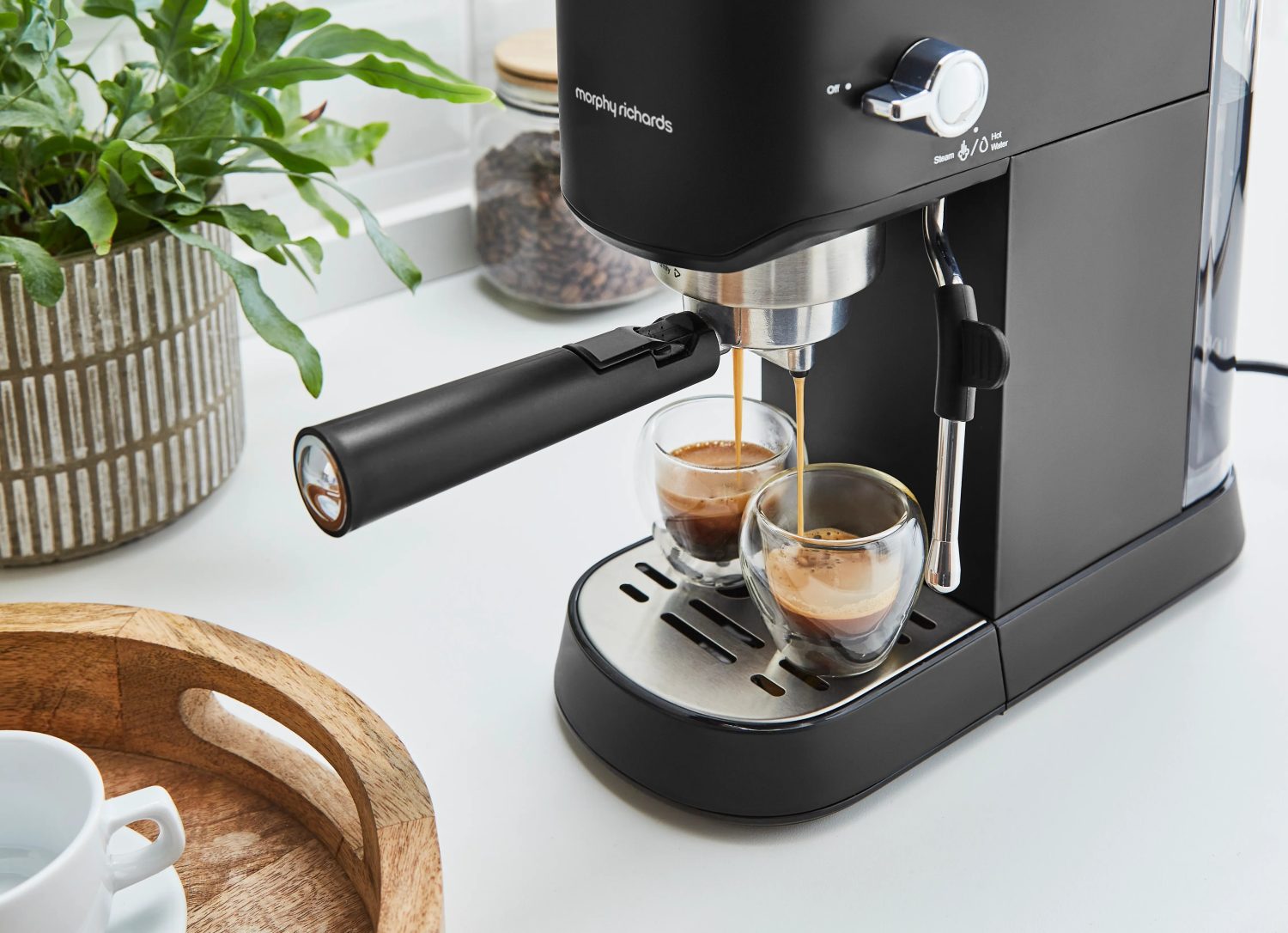 Morphy Richards adds new espresso coffee machine colours and accessories