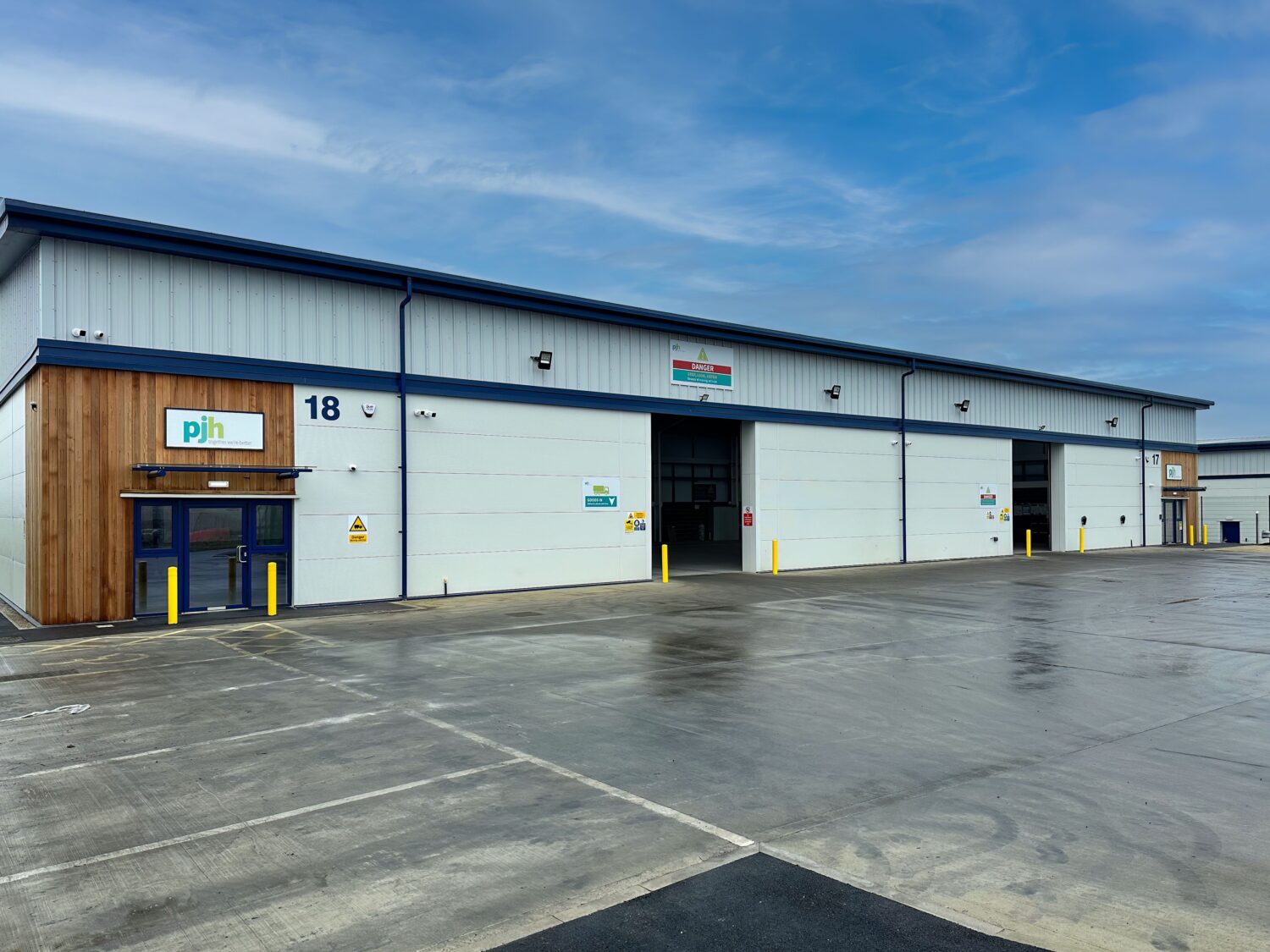 PJH Invests in New Distribution Centre