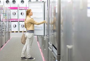 Shopping for Fridge Woman WEB 1