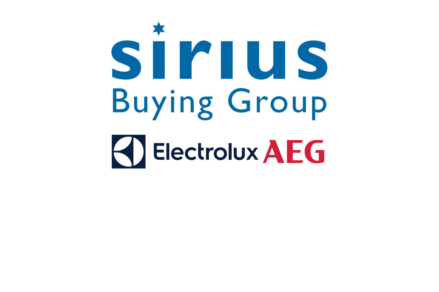 Sirius announces Electrolux Group as a new Approved Supplier