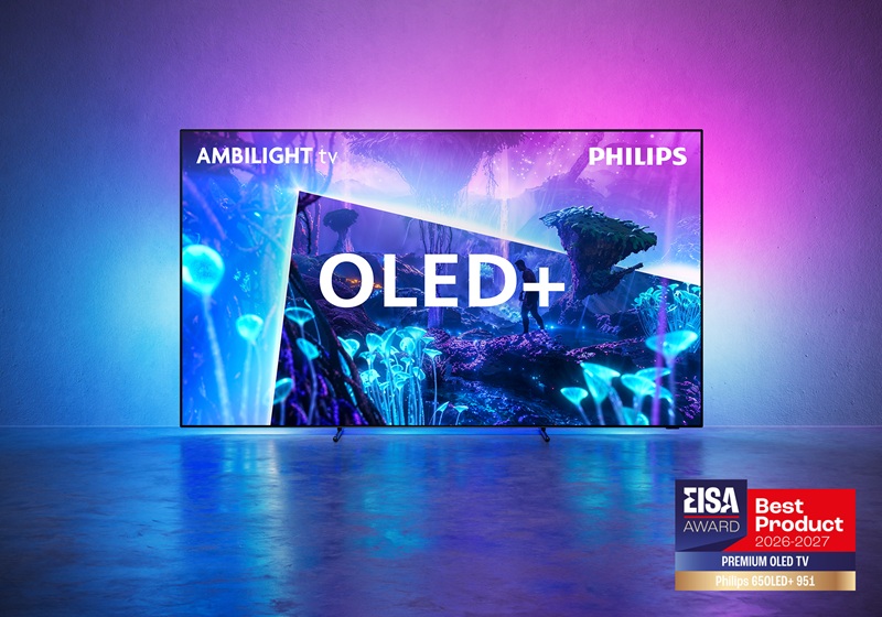 Philips Ambilight TV sets the standard with two prestigious 2026 EISA Awards
