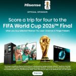 Hisense gives UK shoppers the chance to win a trip for four to the FIFA World Cup 2026 Final